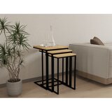 Hanah home roma sapphireblack nesting table (3 pieces) | ePonuda.com
