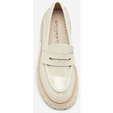 Resti Beige lacquered moccasins for women Mewira - Footwear | ePonuda.com