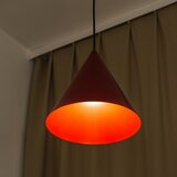  Visilica na sajli ETNA II 1xE27/15W/230V, prečnik 25 cm, crvena | Eponuda.com