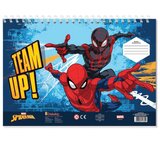 Blok RISAĆI 40LIS. PLUS ŠABLONA I NALJEPNICE SPIDERMAN DIAKAKIS 000508554 | shoptok.hr