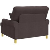  XXL fotelja s jastucima Tamno smeđa Tkanina - Tamno smeđa 85 cm | shoptok.hr