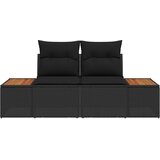  Vrtni kauč Crna 184 x 62 x 85cm poliratan | Eponuda.com