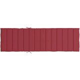 vidaXL jastuk za ležaljku crvena boja vina 200 x 50 x 3 cm od tkanine | shoptok.hr