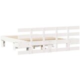  Krevetna konstrukcija Bijelo 120 x 190 cm Čvrsto borovo drvo | shoptok.hr