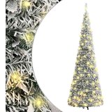  Umjetno božićno drvce sa snijegom 200 LED žarulja 210 cm | shoptok.hr