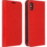 AVIZAR Usnjena preklopna torbica s podporo za video, rdeca str. Apple iPhone Xs Max, (20615974) Cene
