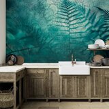  Foto tapeta - In a forest retreat - abstract composition with ferns and patterns 400x280 | shoptok.hr