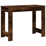 vidaXL Pisalna miza dimljeni hrast 100x45x75 cm inženirski les | Shoptok.si