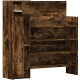 vidaXL omarica za čevlje dimljeni hrast 100,5x28x100 cm inženirski les | Shoptok.si