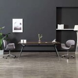 vidaXL okretne blagovaonske stolice od tkanine 2 kom sive | shoptok.hr