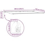 Nadstrešnica Ručna Bijelo 6 × 3 5 m Metal | shoptok.hr