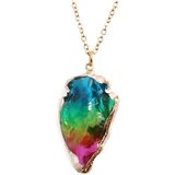 IZMAEL Ogrlica Crystal Stone - Višebojna | shoptok.hr