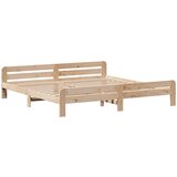 vidaXL Okvir kreveta bez madraca 200 x 200 cm od masivne borovine | shoptok.hr