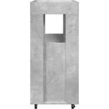 Barska kolica boja betona 60x39,5x89 cm od konstruiranog drva | shoptok.hr
