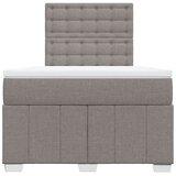  Krevet s oprugama i madracem smeđesivi 120 x 190 cm od tkanine | shoptok.hr
