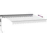 Tenda na automatsko uvlačenje LED antracit i bijela 350x250 cm | Eponuda.com
