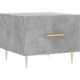  Stolić za kavu siva boja betona 50x50x40 cm konstruirano drvo | shoptok.hr