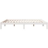  Dugi okvir kreveta bez madraca bijeli 180 x 220 cm od borovine | shoptok.hr