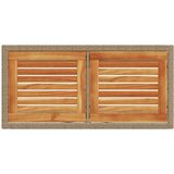  3-dijelni bistro set s jastucima bež od poliratana | shoptok.hr