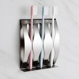 Generic 304 držalo za zobno ščetko iz nerjavečega jekla brez paste za luknjanje stensko držalo za zobno ščetko iz kovine, (21126307) | Shoptok.si