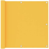 vidaXL Balkonsko platno rumeno 90x500 cm oksford blago Cene