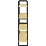 vidaXL ormarić za knjige s 4 razine 100 x 30 x 140 cm masivna borovina | shoptok.hr