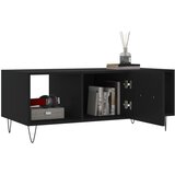  Stolić za kavu crni 102 x 50 x 40 cm od konstruiranog drva | shoptok.hr
