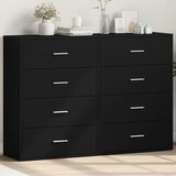 vidaXL Komoda 2 kom crna 60x31x84 cm od konstruiranog drva Cijene