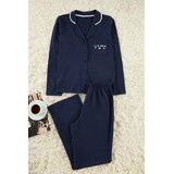 TRENDYOLMILLA Ženski set pidžame Thmaw22Pt0785, Tamnoplavi | Eponuda.com