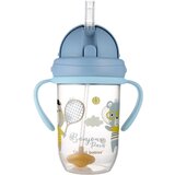 Canpol Bonjour Paris Cup šalica sa slamkom Blue 270 ml | shoptok.hr