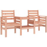  The Living Store Vrtna klop z mizo 2-sedežna trden les douglas - Vrtna Klop, (21443830) | Shoptok.si