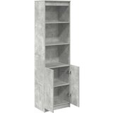  Visoka komoda siva betona 50x35x180 cm od konstruiranog drva | shoptok.hr