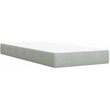  Box spring krevet s madracem svjetlosivi 100x200 cm baršunasti | shoptok.hr
