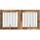  Vrata za pse s postoljem 2 pcs Staro drvo 80 x 80 cm | Eponuda.ba