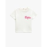 Koton T-Shirt Short Sleeve Crew Neck Print Detailed Cotton | shoptok.hr
