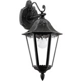 Eglo navedo vanjska zidna/1, e27, crna/srebrna | shoptok.hr