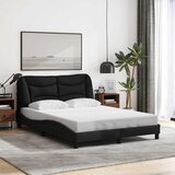  Okvir za krevet bez madraca Hvar crni 140x200 cm od tkanine | shoptok.hr
