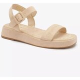 Resti Beige women's sandals with rhinestones Franssia - Footwear | Shoptok.si