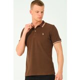 Dewberry T8594 MEN'S T-SHIRT-COFFEE-2 | Shoptok.si