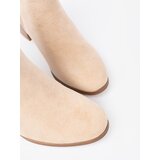 Shelvt Elegant ankle boots in light beige | Shoptok.si