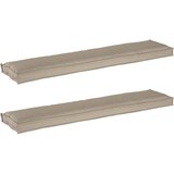  Set jastučića za palete 2 pcs Sivo-smeđa 180 x 40 x 8 cm | shoptok.hr