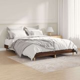  Za krevet smeđi hrast 140x190 cm konstruirano drvo | shoptok.hr