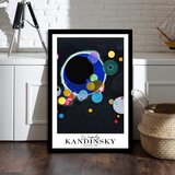 WALLXPERT 4262SYHKANDINSKY-031 Višenamensko Dekorativno Okvirno Slikarstvo | Eponuda.com