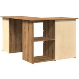 vidaXL Kutni stol obrtnički hrast 145x100x76 cm konstruirano drvo | shoptok.hr