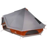 Tipi šator s krovom Siva i narančasta 680 x 430 x 270 cm taft | Eponuda.ba
