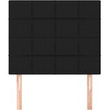  Uzglavlje crno 100x5x118/128 cm tkanina | shoptok.hr