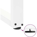  Noge kavne mize v obliki črke U 2 kosa Bela 60x(42-43) cm Jeklo, (21828571) | Shoptok.si