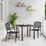  Vrtni set za objed 3 kom. Antracit Čelik s prahom premazan | shoptok.hr