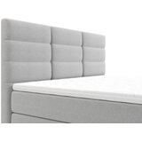 CARRYHOME postelja z vzmetnico 180 cm x 200 cm , tekstil sivobež | Shoptok.si