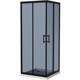 STIL tuš kabina S241G kvadratna blue/grey, 90x90x195 cm | shoptok.hr